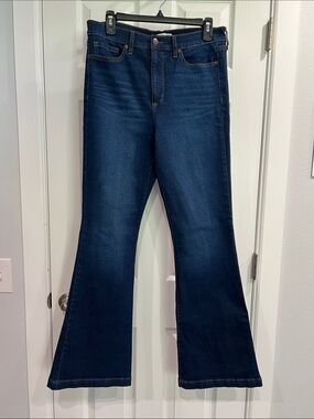 Sofia by Sofia Vergara Deep Blue Flare Jeans